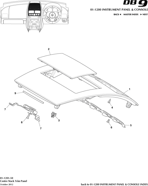 Part Diagram for Aston Martin CG43-045J10-JE