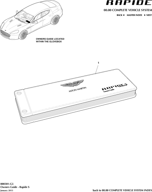 Part Diagram for Aston Martin ED43-120609-CA