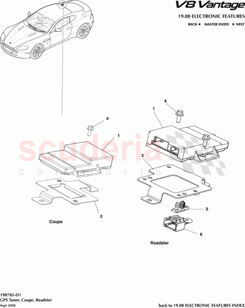 Part Diagram for Aston Martin 4G4310E894AC
