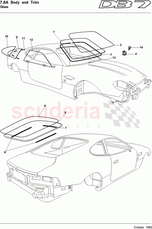 Part Diagram for Aston Martin 76-111706-AA