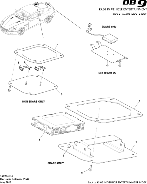 Part Diagram for Aston Martin MY6Y-06305-AA
