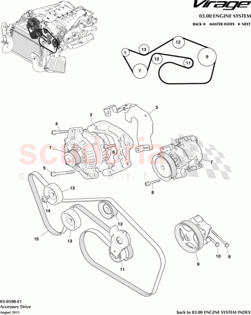 Part Diagram for Aston Martin AG4310A346AA