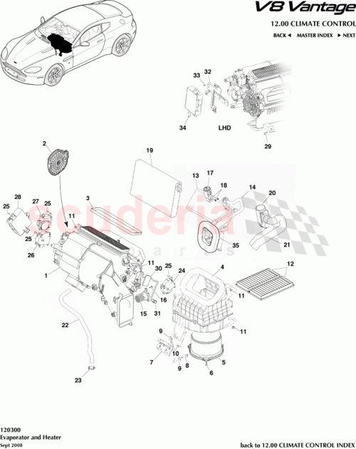 Part Diagram for Aston Martin 4G4319D962BA
