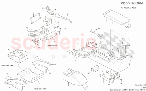Part Diagram for Aston Martin 6R13836022AB