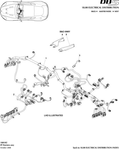 Part Diagram for Aston Martin SY9Y-10130-CA