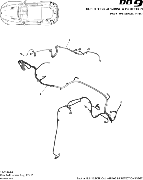 Part Diagram for Aston Martin GG43-14A227-AB