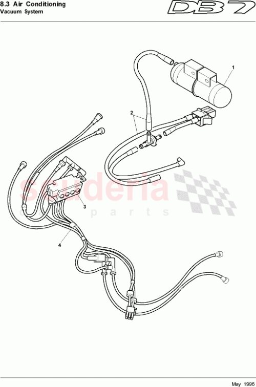 Part Diagram for Aston Martin 89-84153