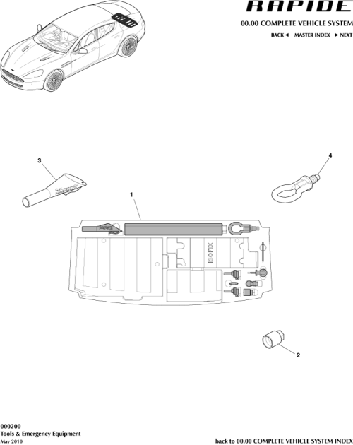 Part Diagram for Aston Martin AD43-S064T64-AD