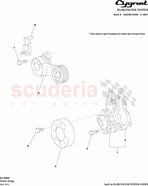 Part Diagram for Aston Martin 91551-80825