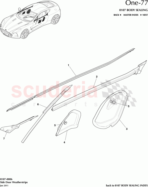 Part Diagram for Aston Martin 12023-10-1034-AC