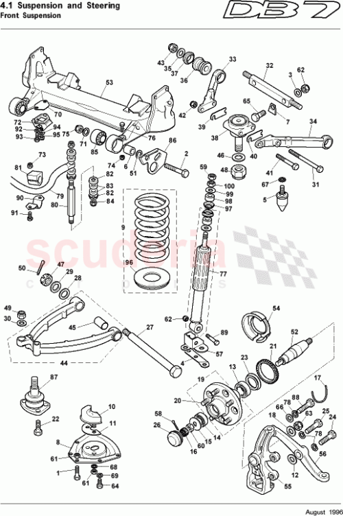 Part Diagram for Aston Martin 23-80901