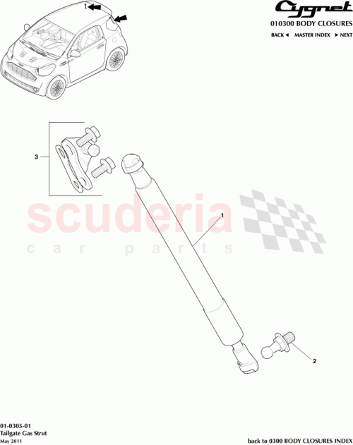 Part Diagram for Aston Martin AY2Y-406A10-AA