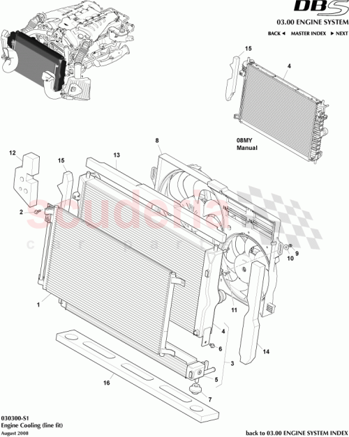 Part Diagram for Aston Martin CG43-8C477-AD