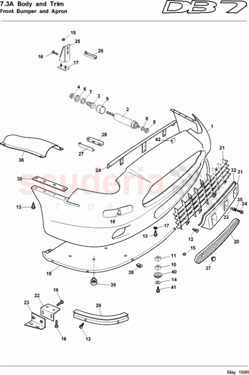 Part Diagram for Aston Martin 37-86315
