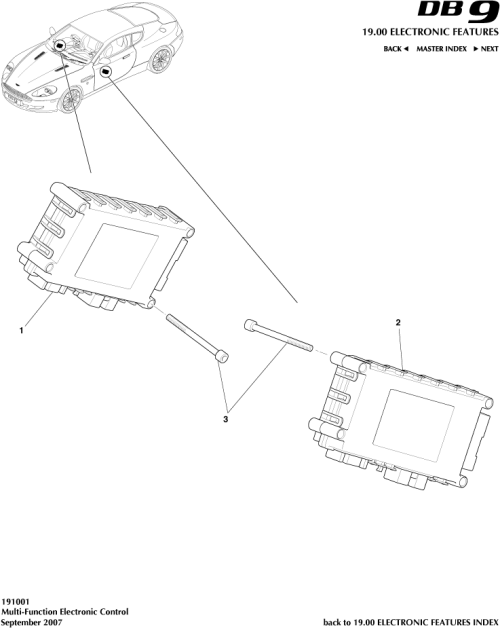 Part Diagram for Aston Martin AG43-14C235-CA