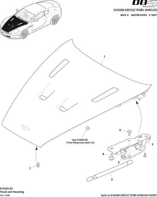 Part Diagram for Aston Martin SY9Y-16006-CC