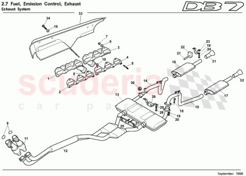 Part Diagram for Aston Martin 35-84149