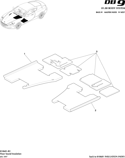 Part Diagram for Aston Martin 4G43-11455-AC