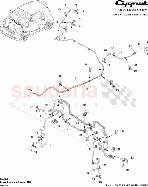 Part Diagram for Aston Martin 90949-01D66