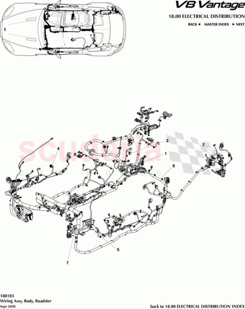 Part Diagram for Aston Martin CG3314A103ND