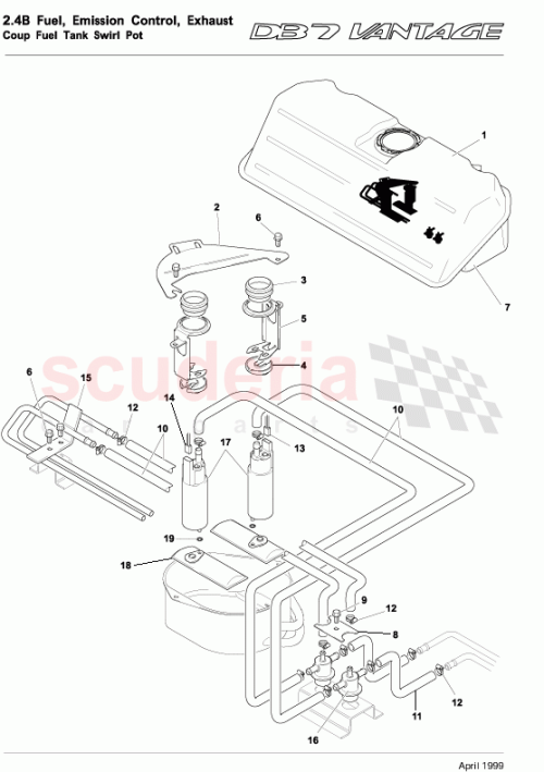 Part Diagram for Aston Martin 34-121306-AA