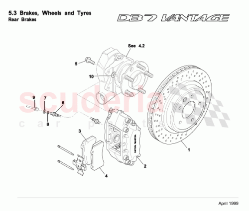 Part Diagram for Aston Martin 28-86583