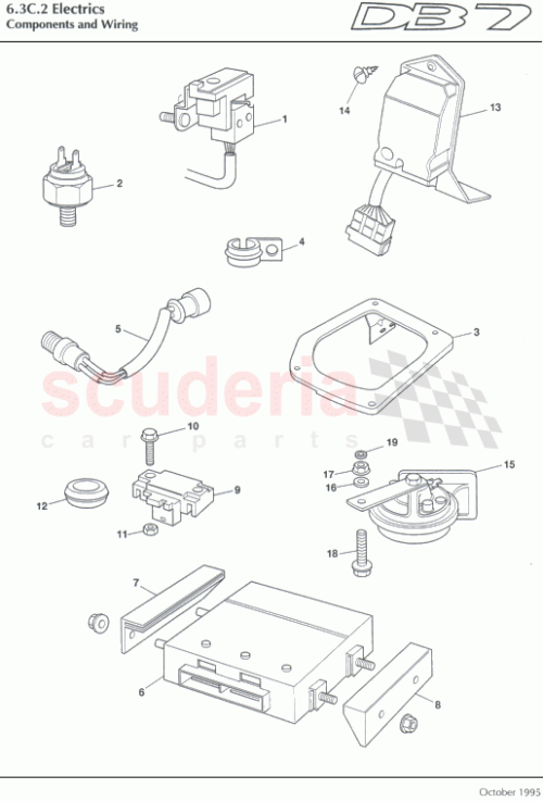 Part Diagram for Aston Martin 37-81952