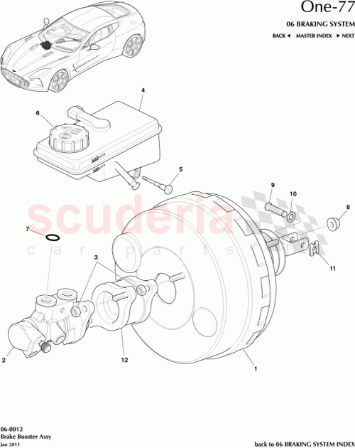 Part Diagram for Aston Martin 12023-11-0014-AF