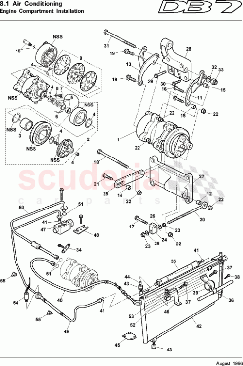 Part Diagram for Aston Martin 37-81832