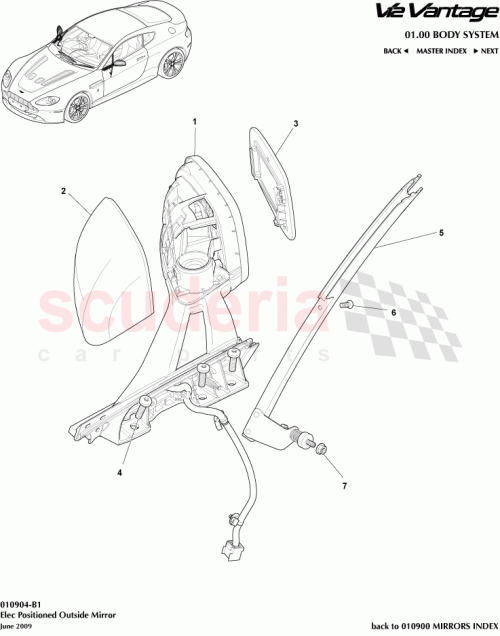 Part Diagram for Aston Martin 6G33-C262A37-AC