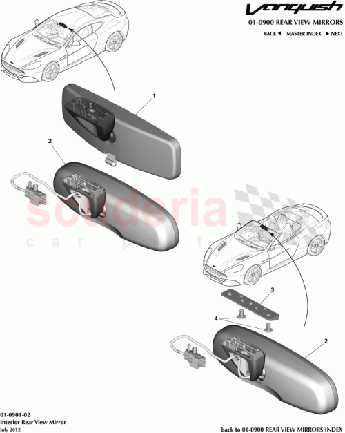 Part Diagram for Aston Martin AG33-L16K695-CA