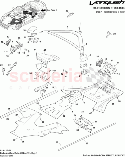 Part Diagram for Aston Martin DG43-13068-AC