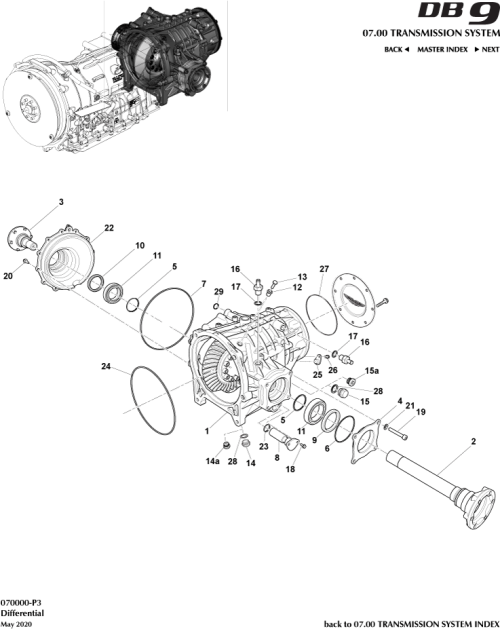 Part Diagram for Aston Martin AG43-4200-AB