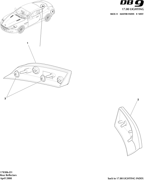 Part Diagram for Aston Martin 4G43-13A571-AA