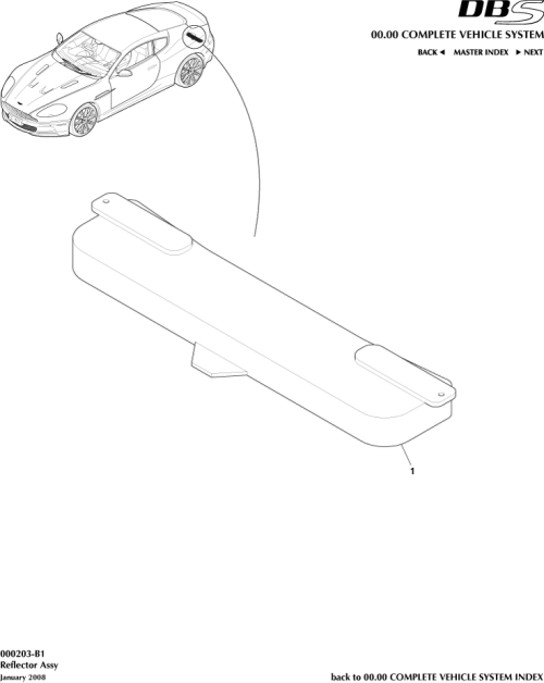 Part Diagram for Aston Martin 4G43-19F524-AA