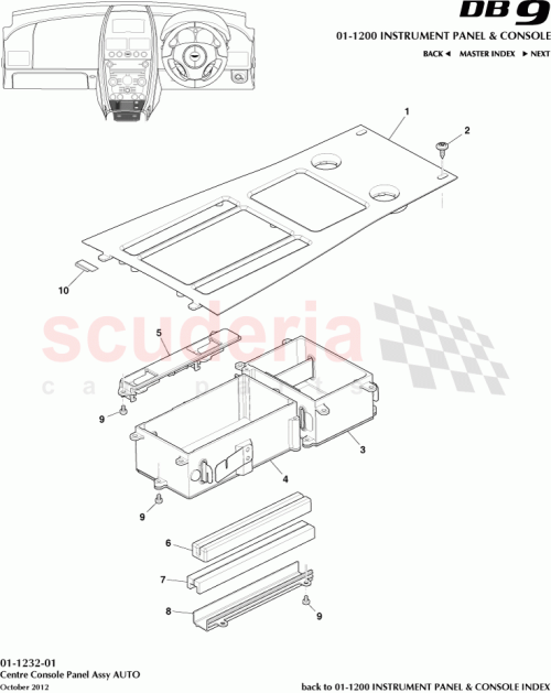 Part Diagram for Aston Martin CG43-04788-ABW