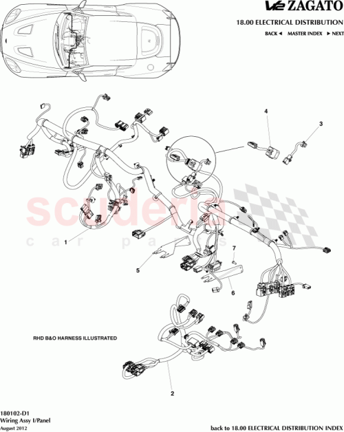 Part Diagram for Aston Martin DG43-14K024-AF