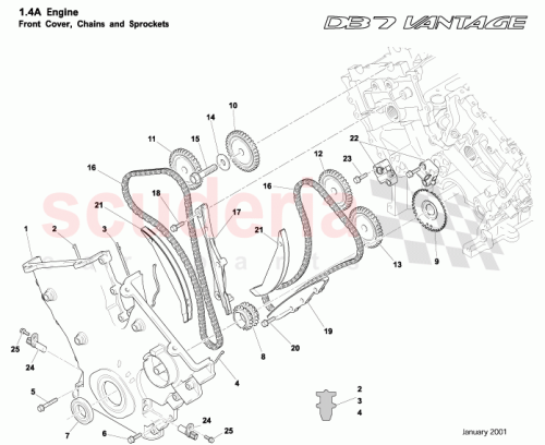 Part Diagram for Aston Martin 03-85067