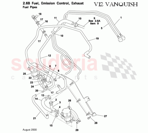 Part Diagram for Aston Martin 1R12342442AA