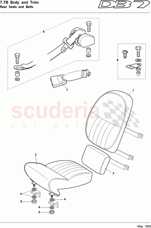 Part Diagram for Aston Martin 697134