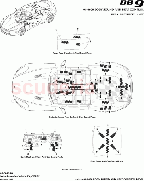 Part Diagram for Aston Martin 7G33-114C00-AA