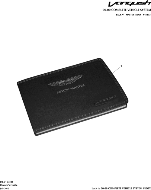 Part Diagram for Aston Martin HD33-120609-GA