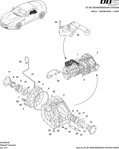 Part Diagram for Aston Martin 8D33-7002-AD