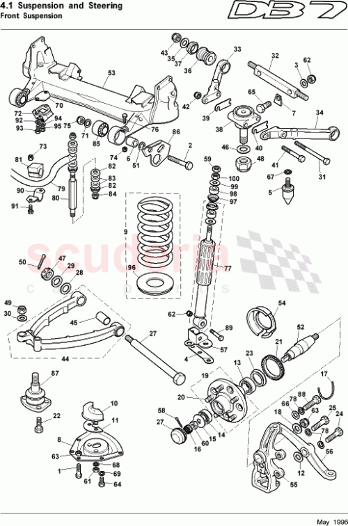Part Diagram for Aston Martin 23-83944