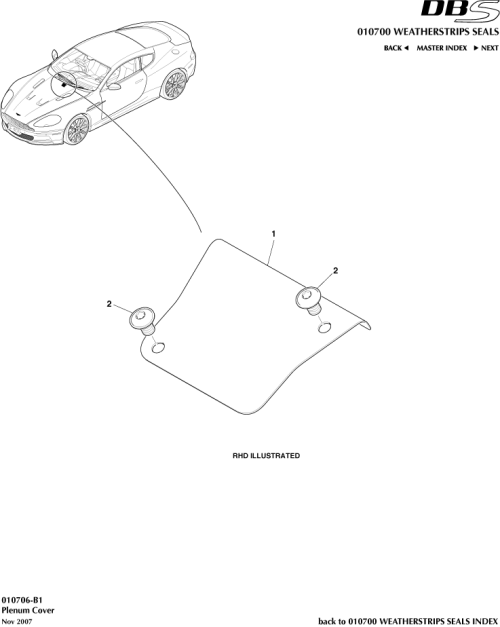Part Diagram for Aston Martin 4G43-F02284-AC