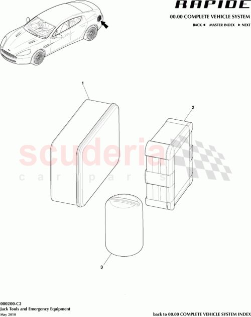 Part Diagram for Aston Martin 6G33-1568-AA