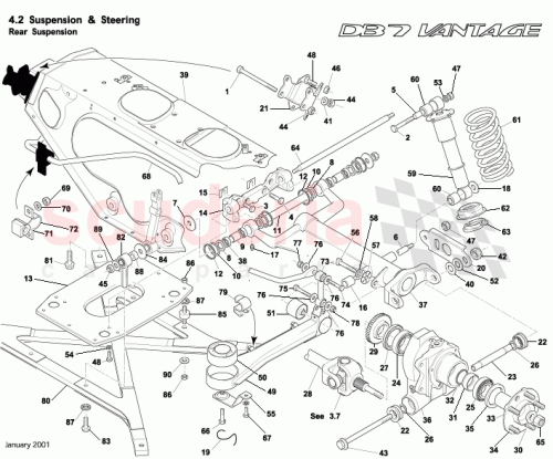 Part Diagram for Aston Martin 26-80838