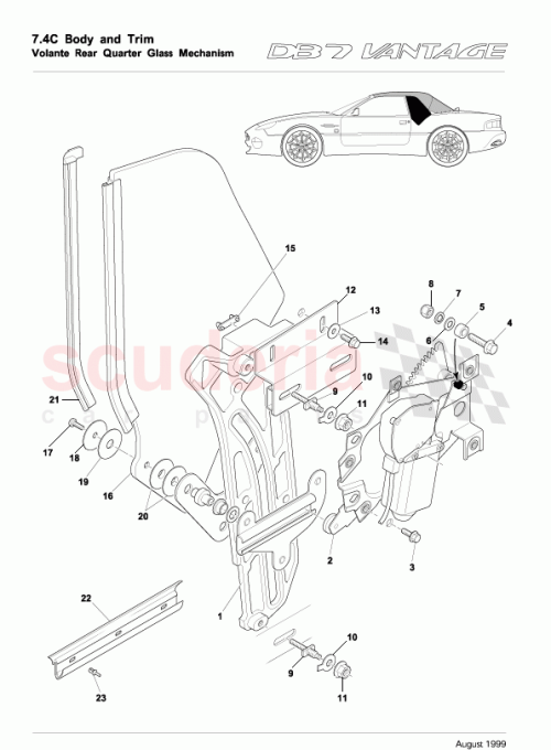 Part Diagram for Aston Martin 697441