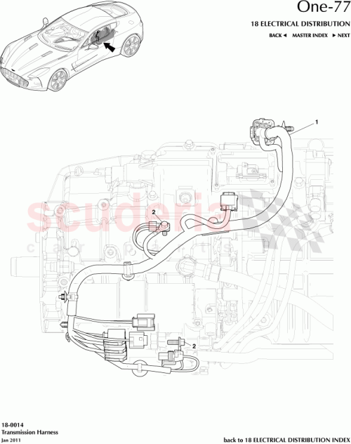 Part Diagram for Aston Martin AY93-7C078-AB