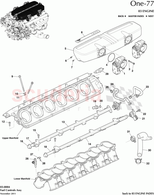 Part Diagram for Aston Martin AY93-07-10039